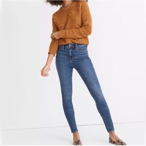 NWT Madewell 10" High-Rise Skinny Jeans